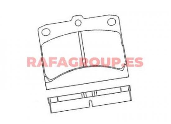 RG6726 - Pastillas de freno